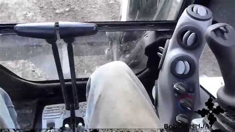 mini excavator controls run through